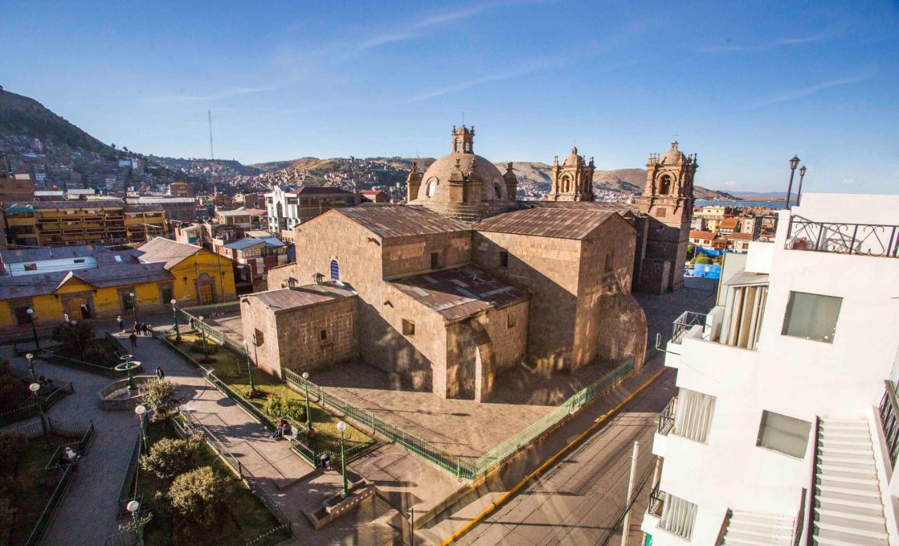 Conde De Lemos Hotel Puno Exterior foto