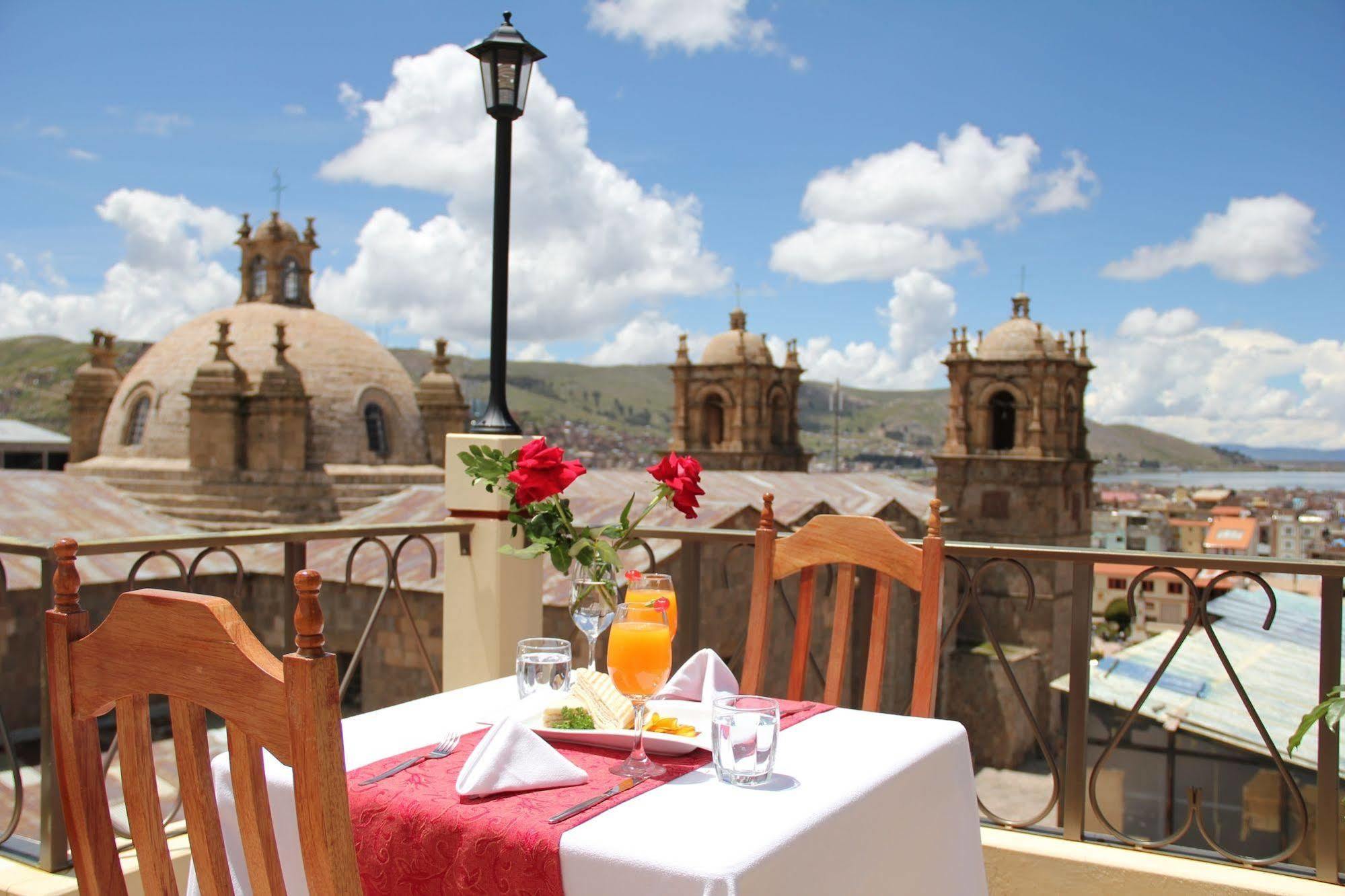 Conde De Lemos Hotel Puno Exterior foto