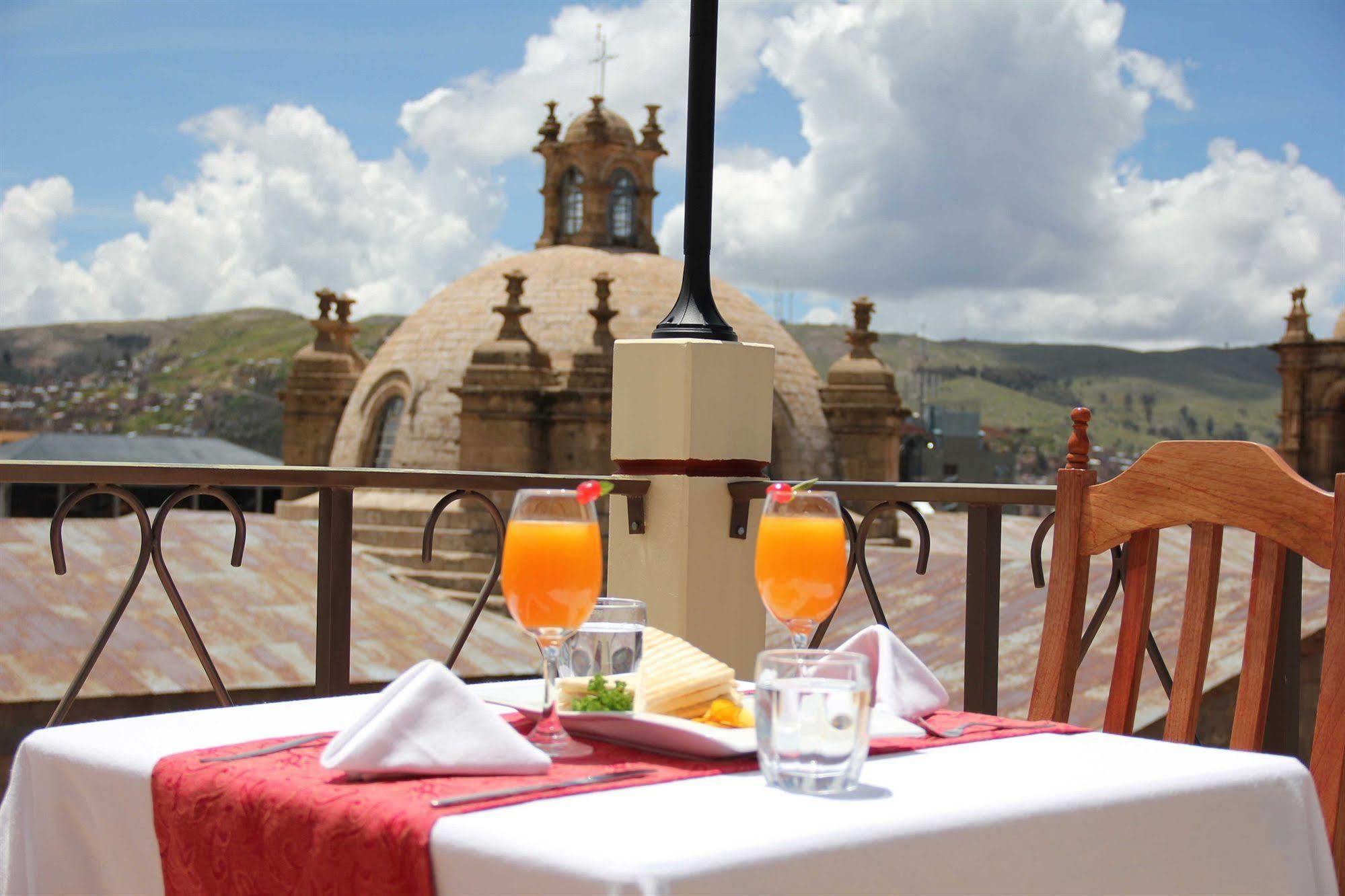 Conde De Lemos Hotel Puno Restaurant foto